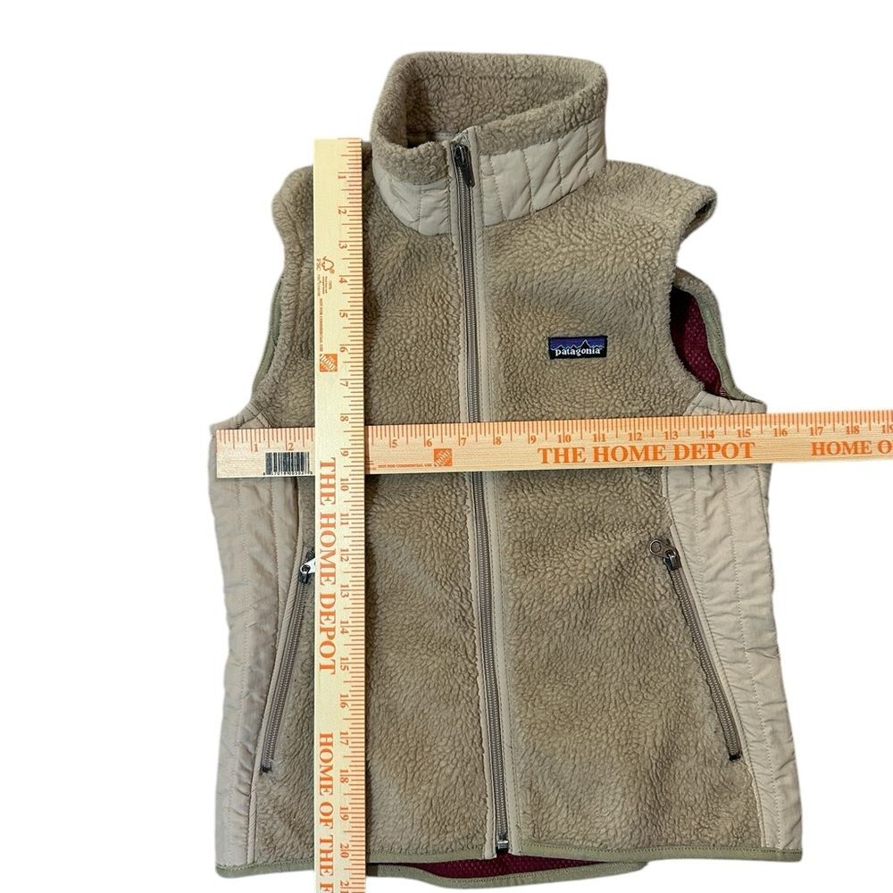 Womens Patagonia Classic Retro-X Fleece Natural Full Zip Size XS Color Natural - Picture 2 of 5